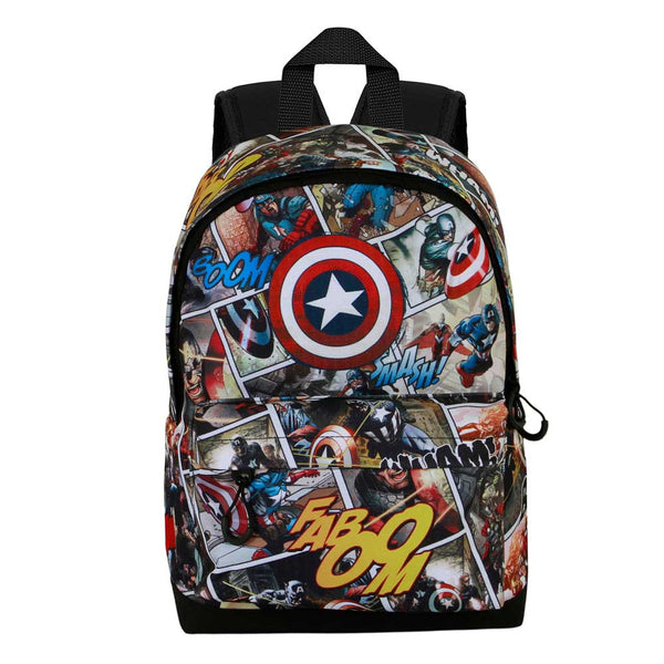 Kleine HS FAN Marvel-rugzak - Captain America-strip