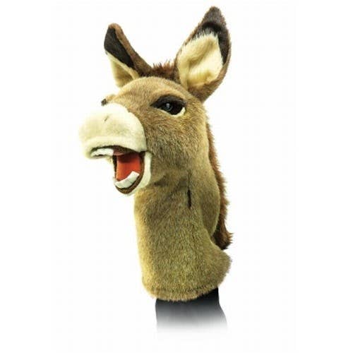 Marionnette à main Donkey Stage Puppet 2908/ Donkey Stage Puppet Folkmanis réaliste