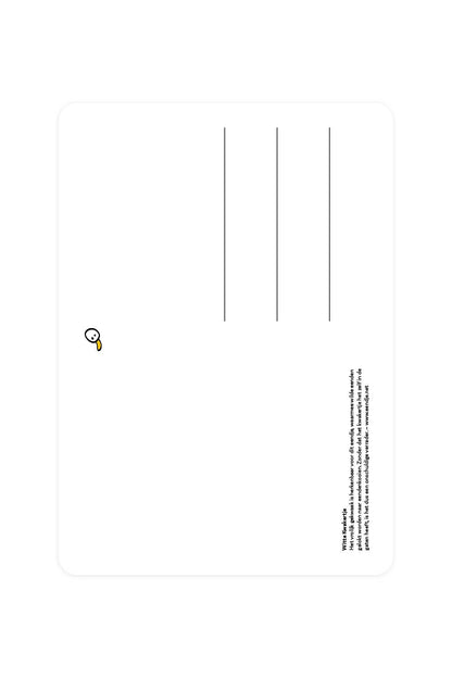 Carte postale avec White Quack