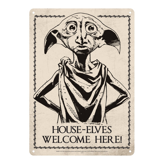 Plaque décorative en métal Harry Potter - Dobby