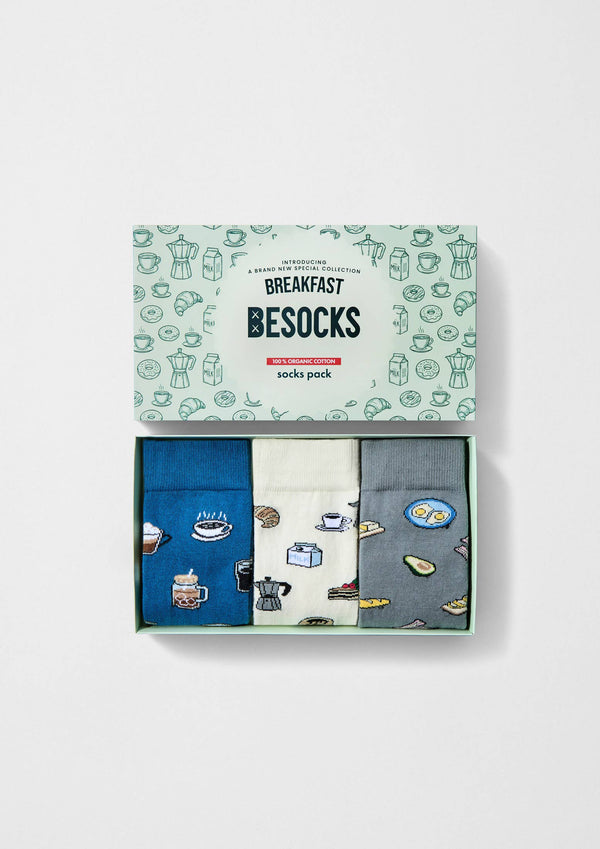 Pack de chaussettes Breakfast - coton biologique – Besocks