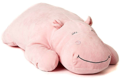 Coussin Hippopotame rose