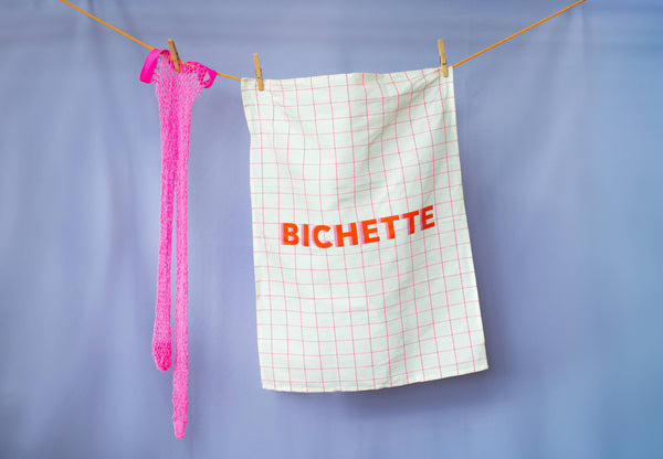Theedoek met kleine namen - Bichette