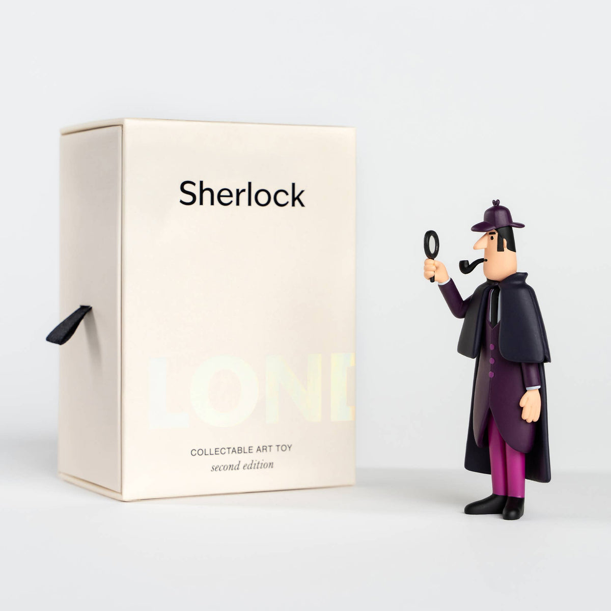 Sherlock - Londense verzamelbeeldje voor liefhebbers van literatuur en boeken.
