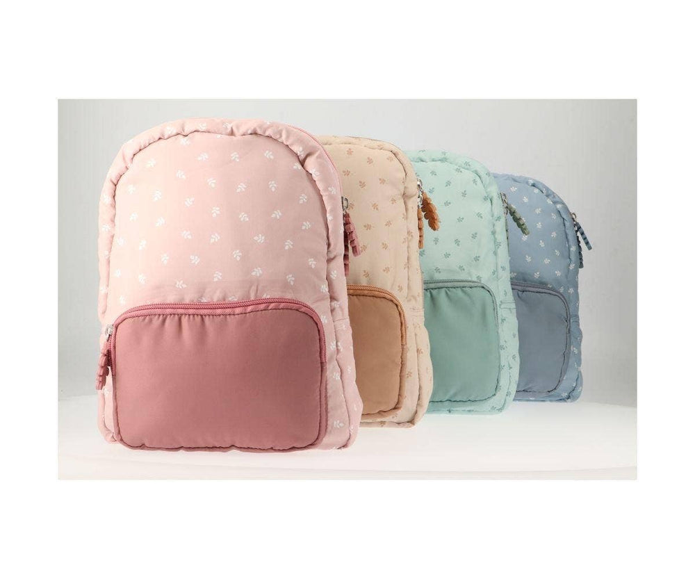 Sac à Dos Enfant Rembourré Feuilles - Couleur Sable