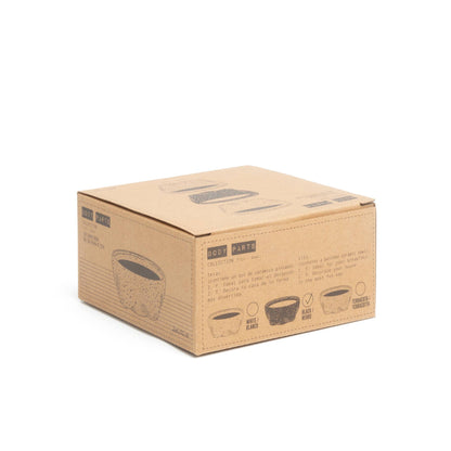 Tits Bol Noir Peint à la Main Helio Ferretti Vue 5