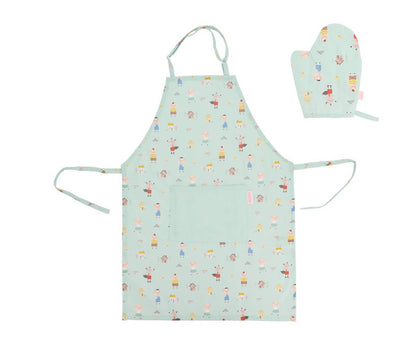 The Three Little Pigs Apron and Potholder Set
