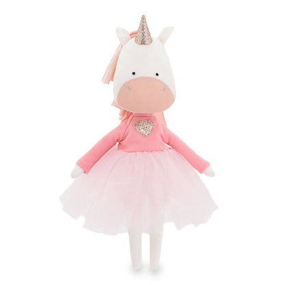 Peluche en coton Cotti Motti, Daphne la licorne - 29 cm - dès 0 mois