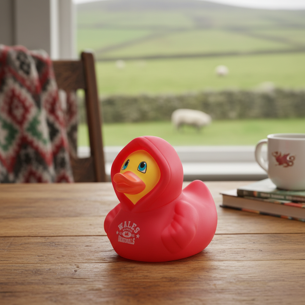 Eendenhoodie Wales - Rood