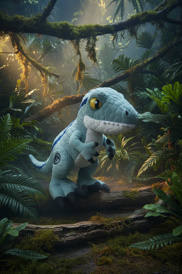Jurassic World pluche - blauw