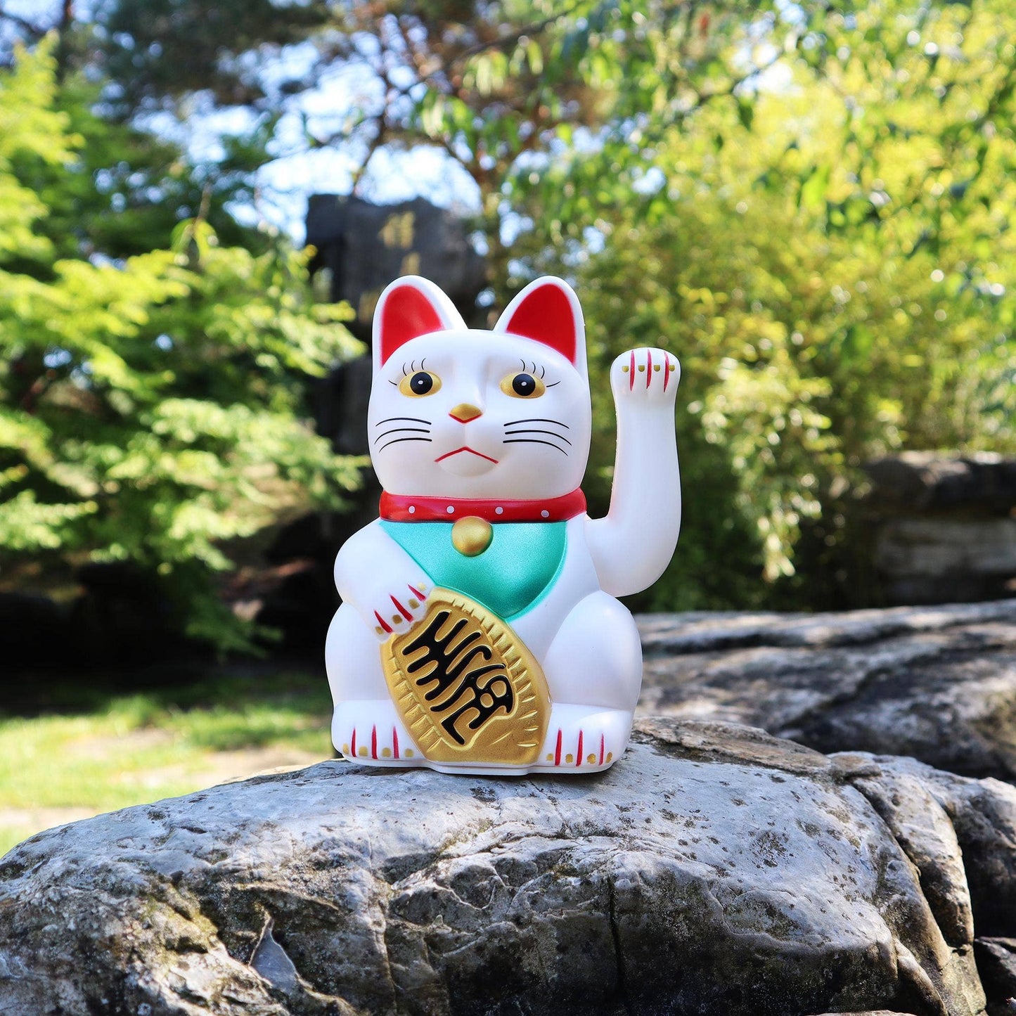 Lucky white cat 15cm
