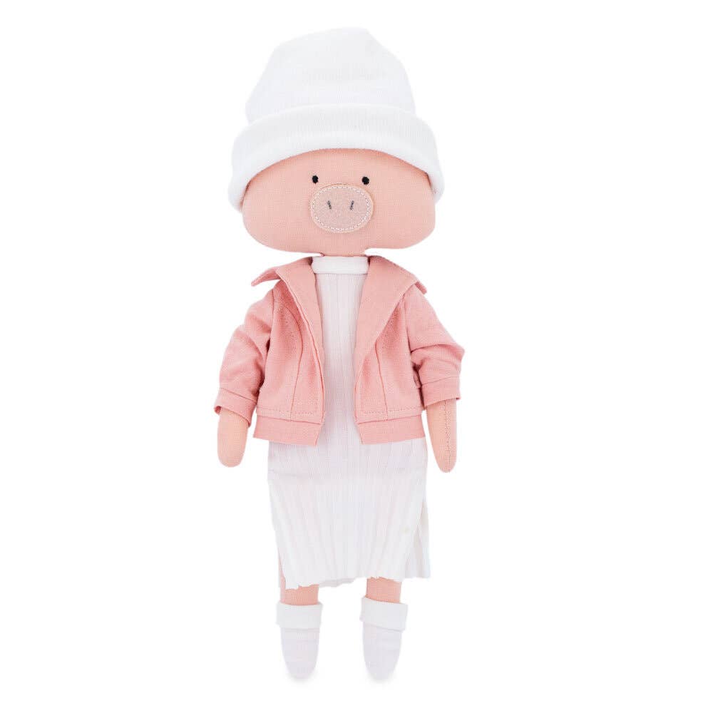 ENSEMBLE CADEAU : Peluche Nicky Cochon veste + Queue de Sirène