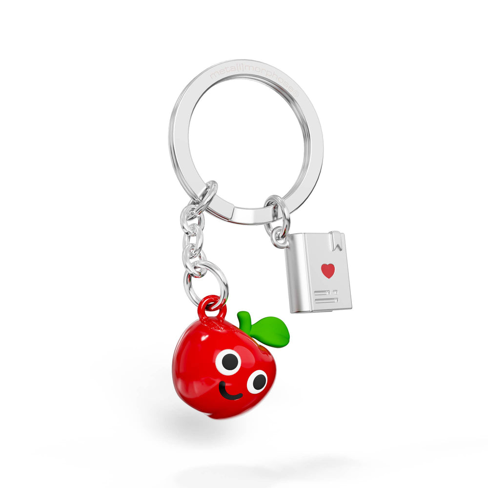Porte-clés Pomme & Livre