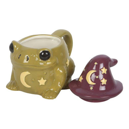 Mug en forme de crapaud magique pour Halloween avec cuillère