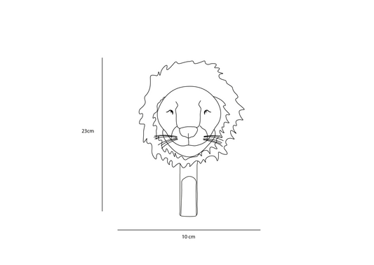 Lion Plush Coat Rack