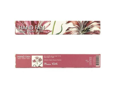 "Merian" bamboo fan with tulip decoration