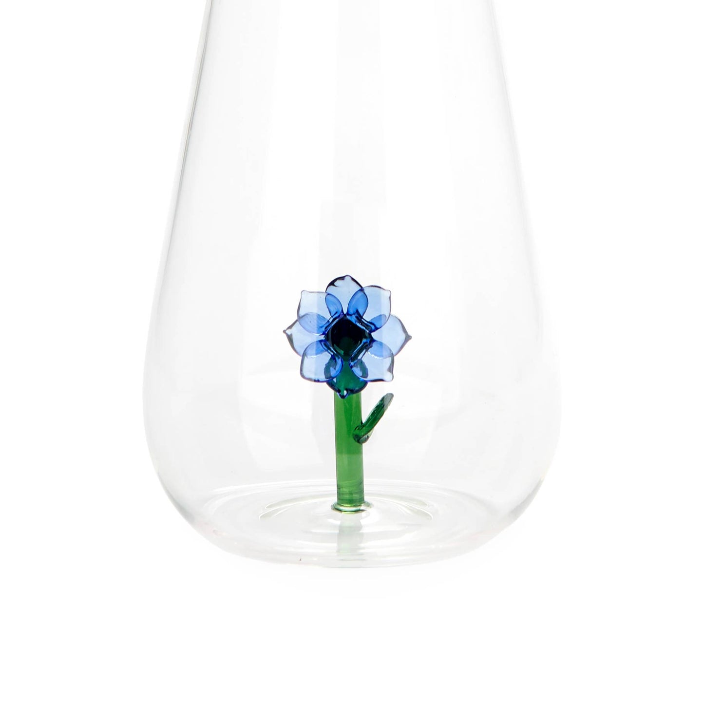 Bottle, Botanical Lily, 1.0 L, white, glass