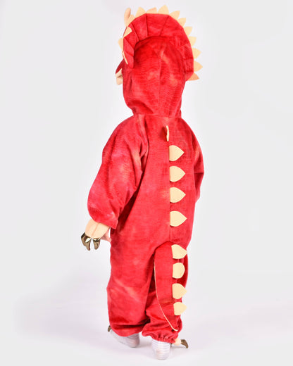 Combinaison dinosaure Tricératops pour enfants 4-6 ans (110-116 cm)