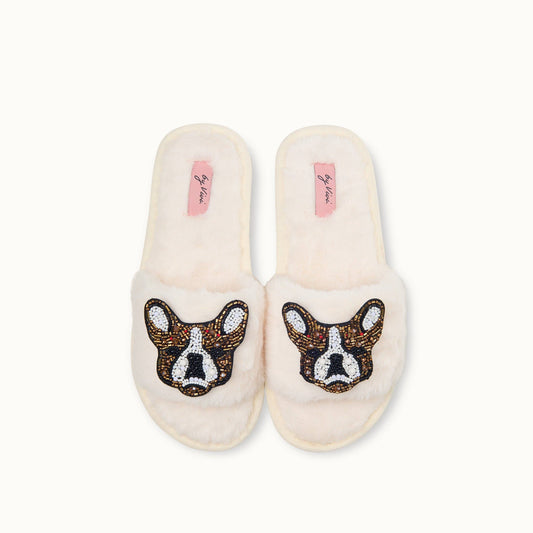 Paire de broches pour Chaussons - Bouledogue français