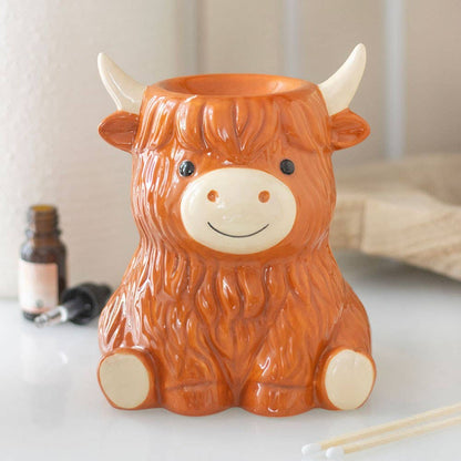 Brûle-parfum et chauffe‑cire Vache des Highlands