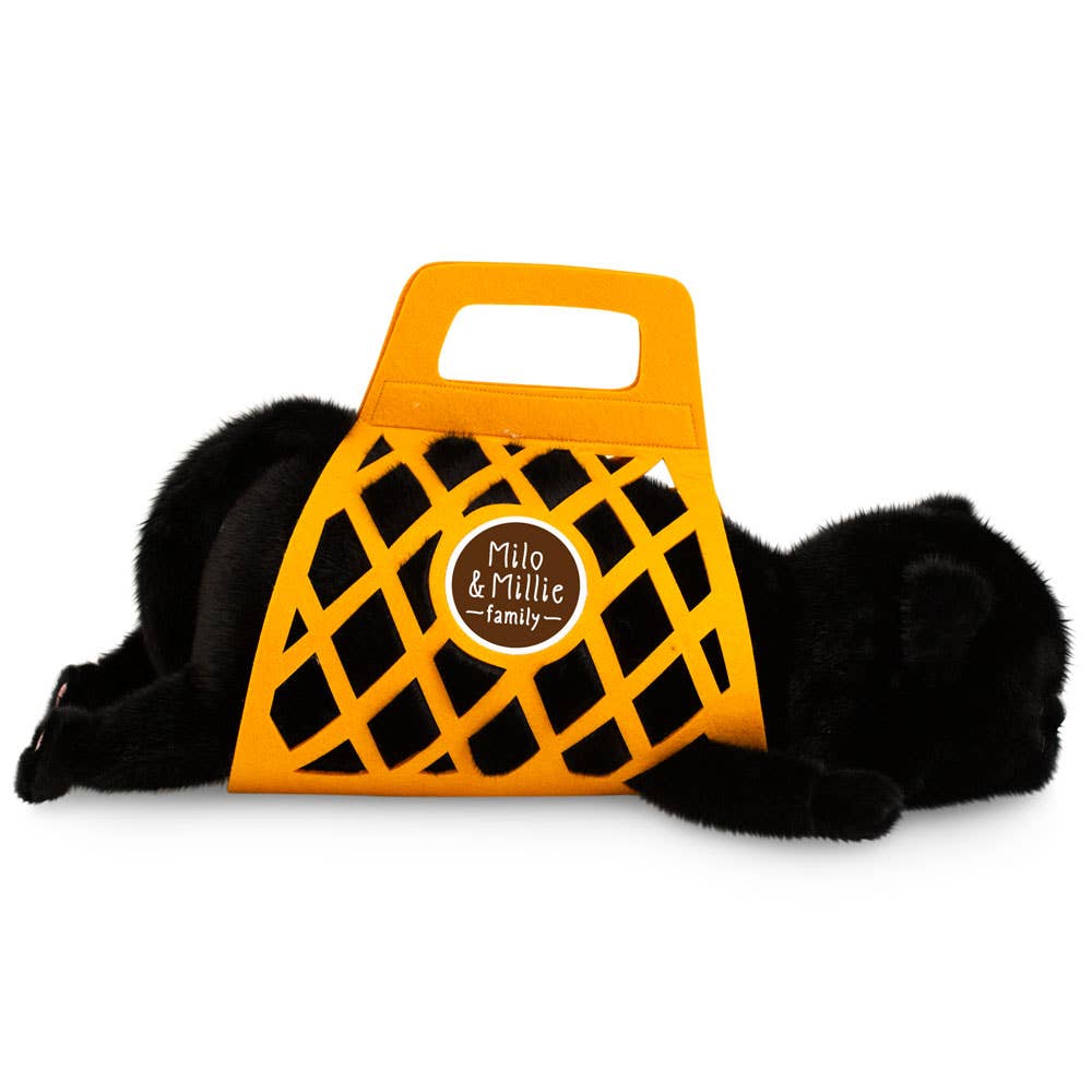 Milo & Millie pluche speelgoed, Milo de zwarte kat (56 cm) - 0+