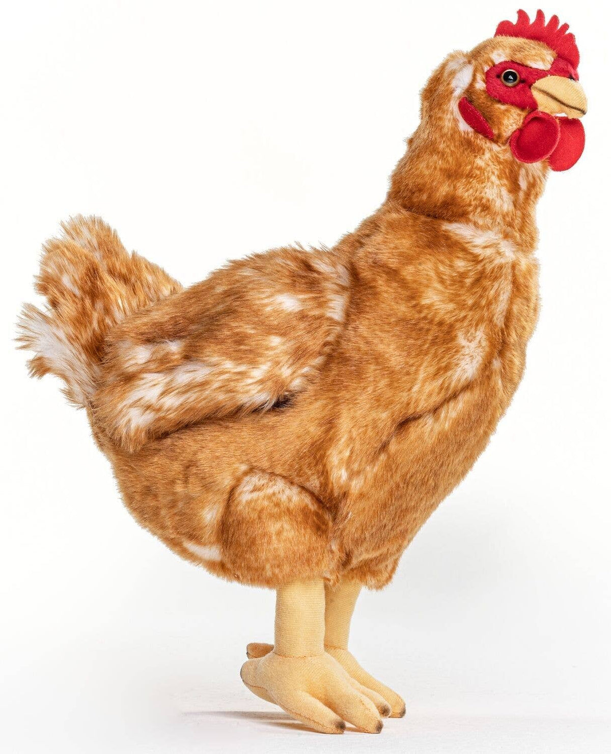 Peluche poule brune