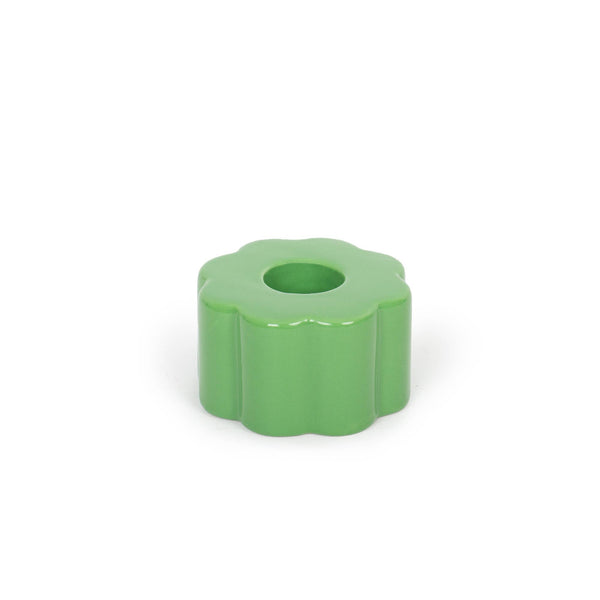 Porte Bougie Fleur Verte Helio Ferretti Vue 1