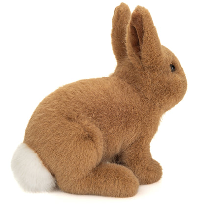 Sitting Brown Rabbit Plush Toy
