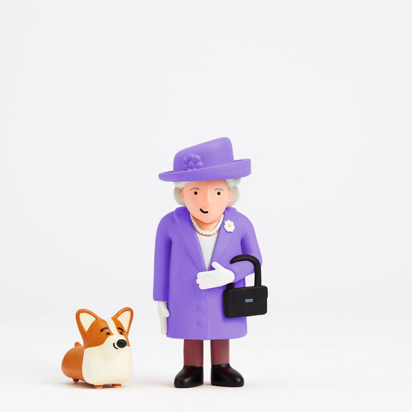 Het verzamelobject 'De Koningin & Koninklijke Corgi'