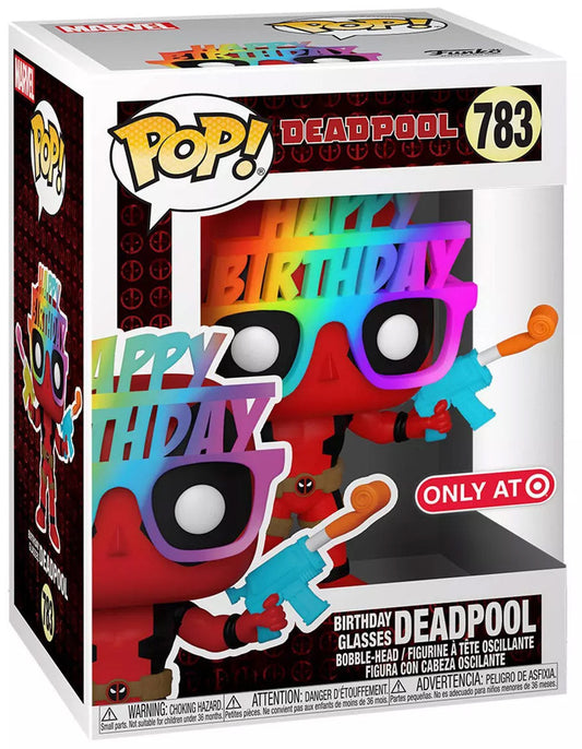 Pop! Deadpool with Birthday Glasses