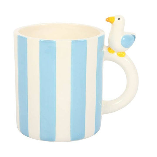 Striped Seagull Mug