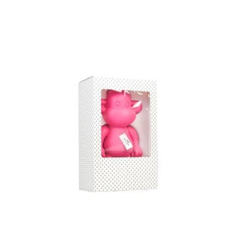 Decoratie - Apenbeeldje 'De Legende' - Hars - Roze - 33x21x50cm