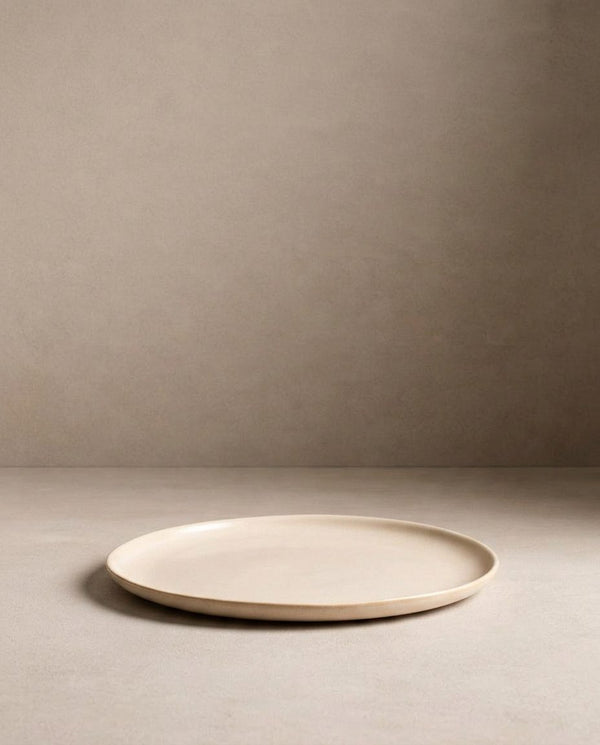 Assiette plate en grès Dune 27 cm