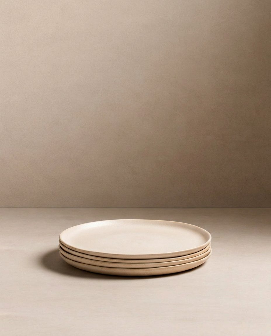 Assiette à salade Dune en grès – 22 cm
