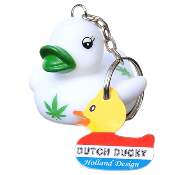 Cannabis eend sleutelhanger