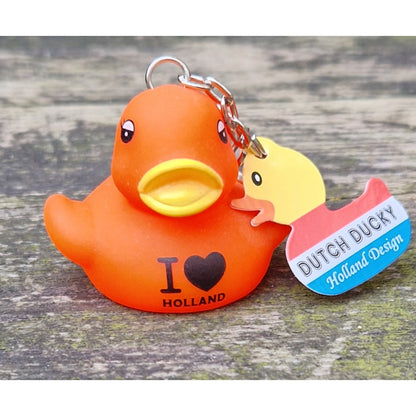 Duck Keychain I ❤️ Holland