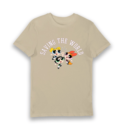 T-shirt adulte Powerpuff Girls Saving the World