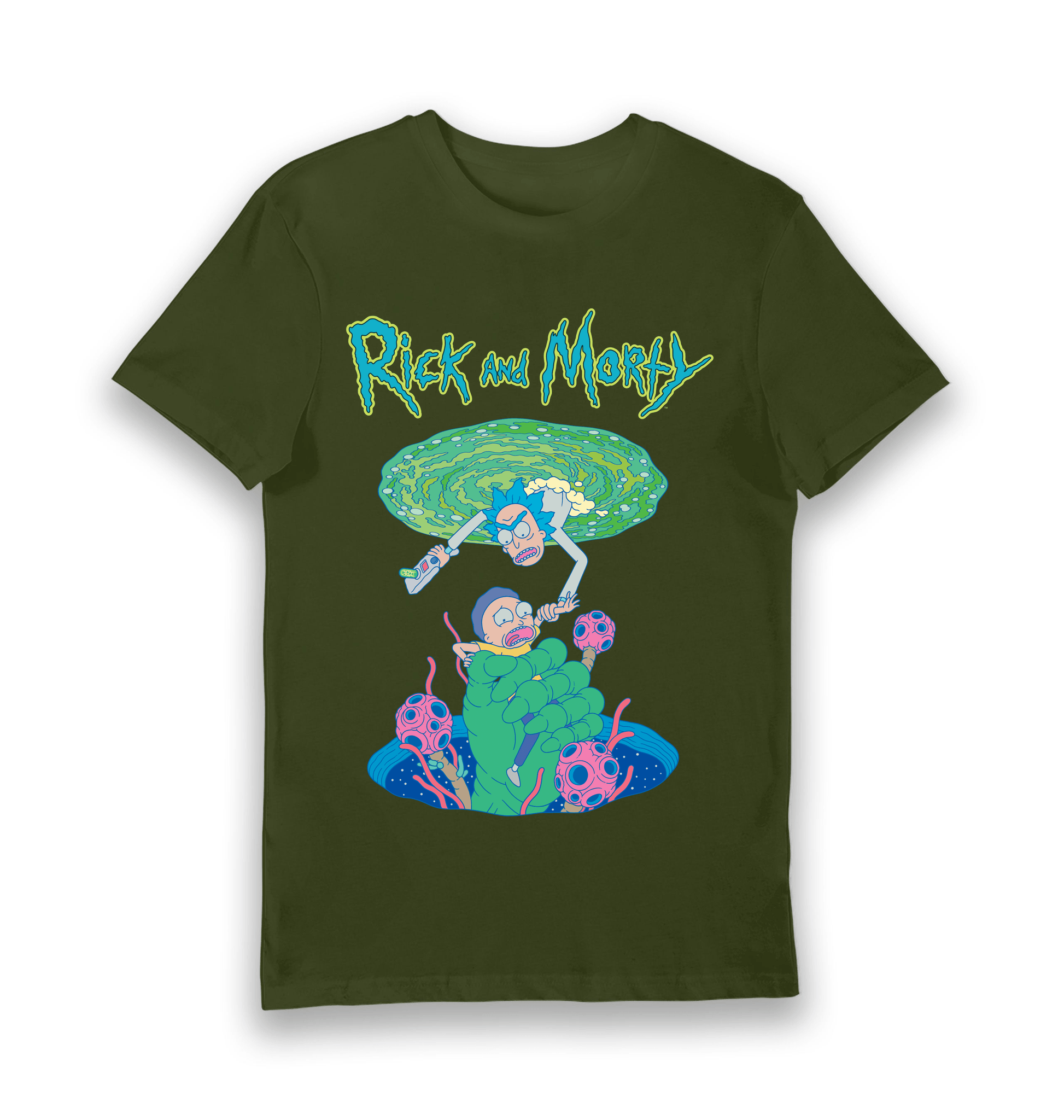 T-shirt Rick and Morty portail
