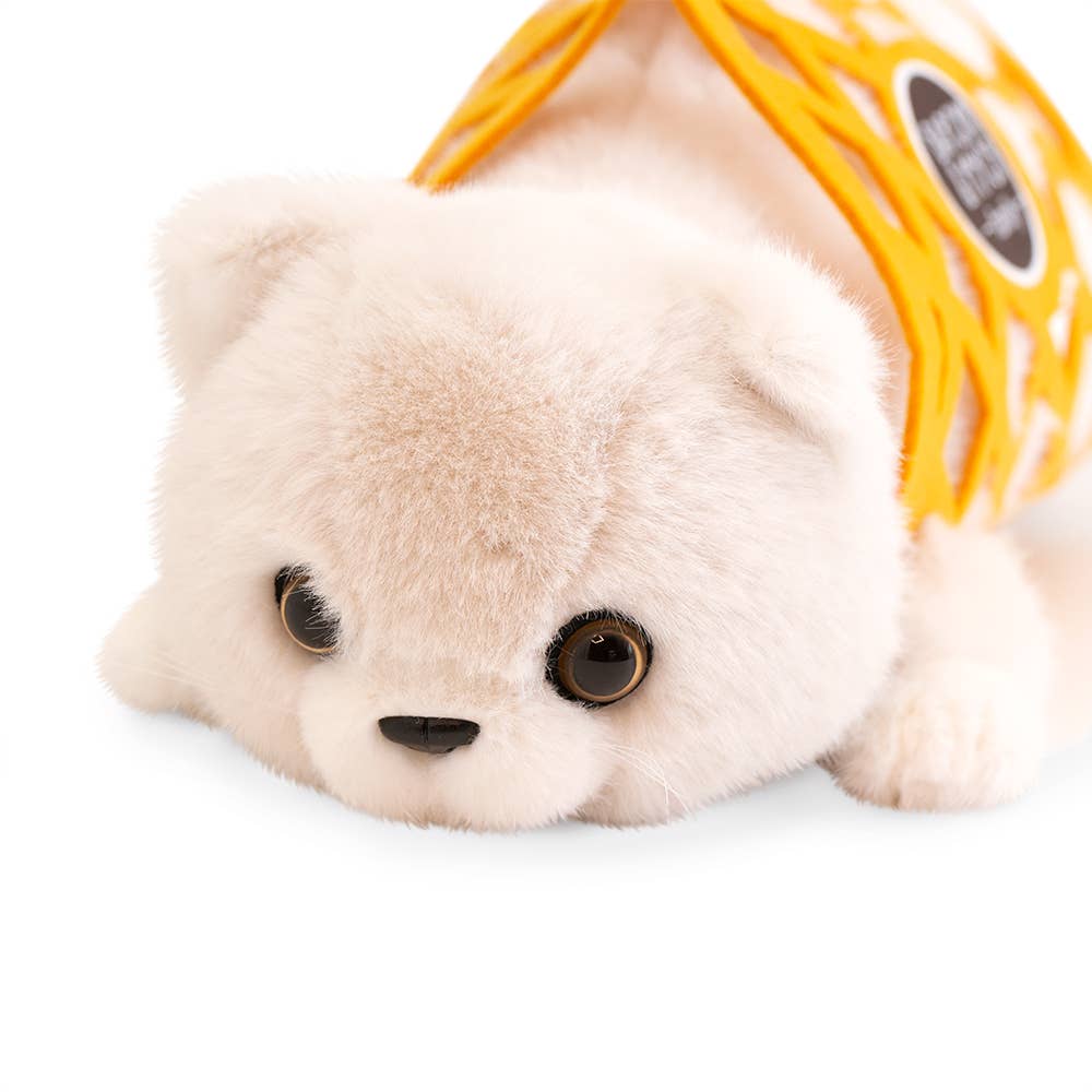 Milo &amp; Millie Plush Toy, Milo the White Cat (35 cm) - 0+