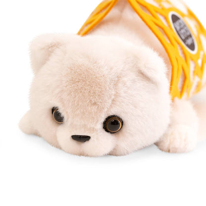 Milo &amp; Millie Plush Toy, Milo the White Cat (35 cm) - 0+