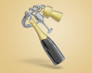 Porte-clés Bouteille de Champagne