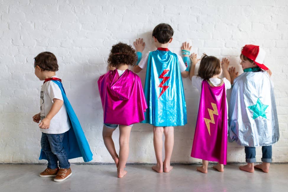 Set Déguisement Super-Héros Bleu