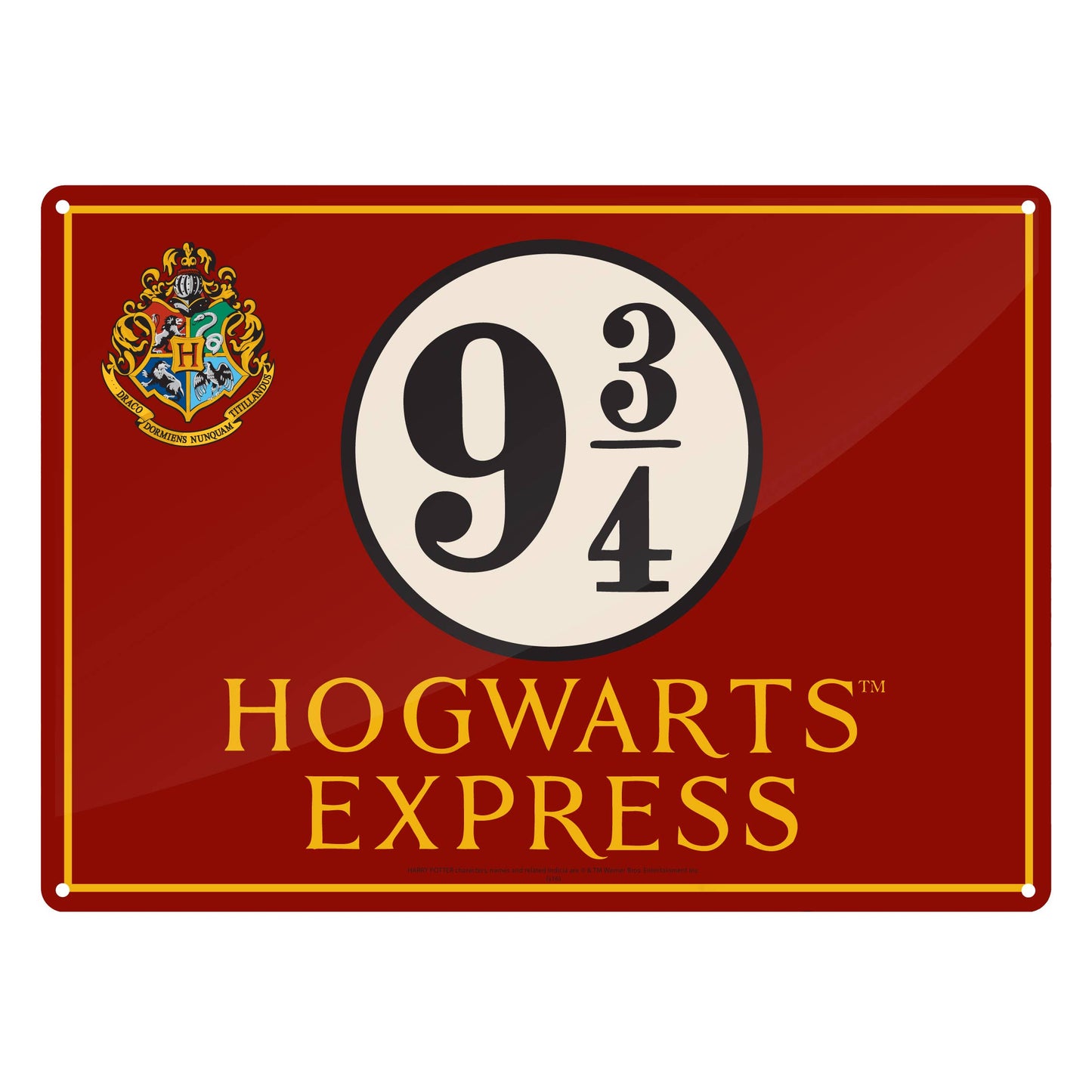 Decorative Metal Sign - Harry Potter (Hogwarts Express)
