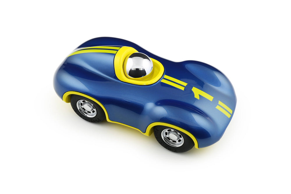 Schneller Le-Mans-Rennwagen – Königsblau/Gelb