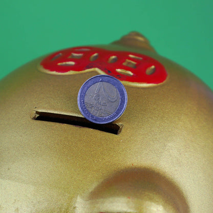 Golden Lucky Piggy Bank