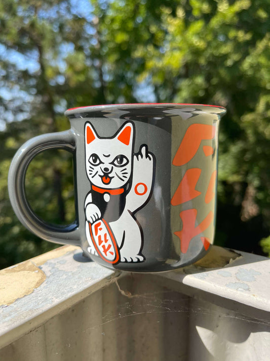Lucky Cat Mug "F**k You Neko"