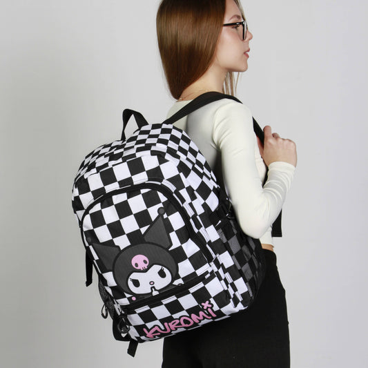 Sanrio Kuromi B and W-Fight FAN 2.2 Backpack