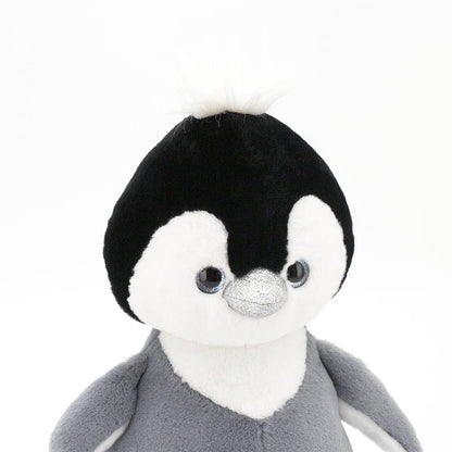 Fluffy the Grey Penguin Plush Toy - 22 cm - Suitable from 0 months