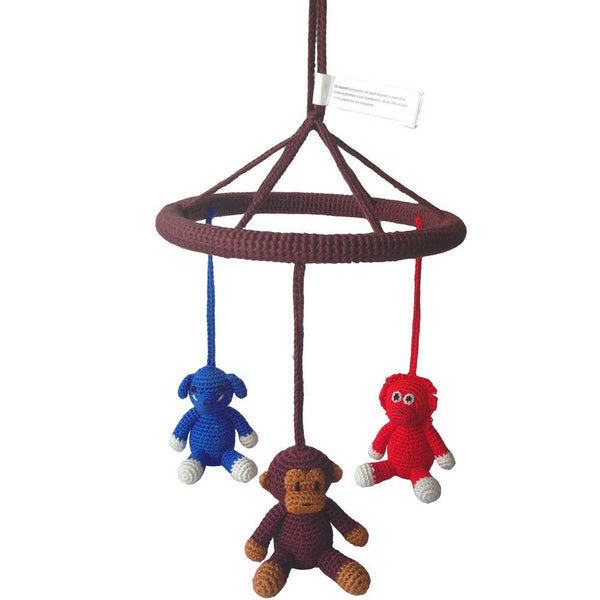 Mobiel met olifant, aap en orang-oetan