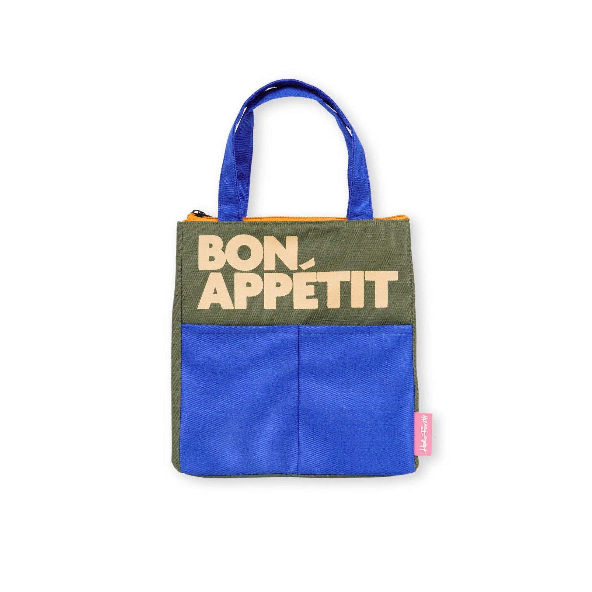 Sac Isotherme Bleu Bon Appétit Helio Ferretti Vue 2